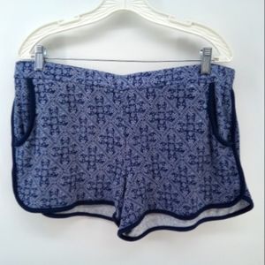 ⭐3/$30 Lucky Brand Spandex Blue Pockets Pajama Bottoms PJ Shorts XL